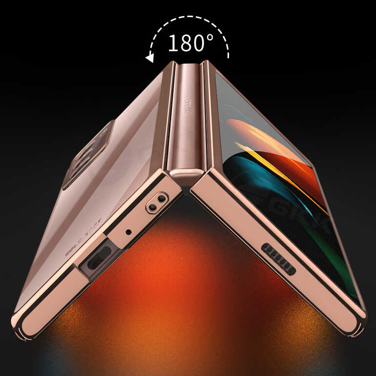 Samsung Galaxy Z Fold 2 Uyumlu Kılıf Zore Kıpta Kapak - 5
