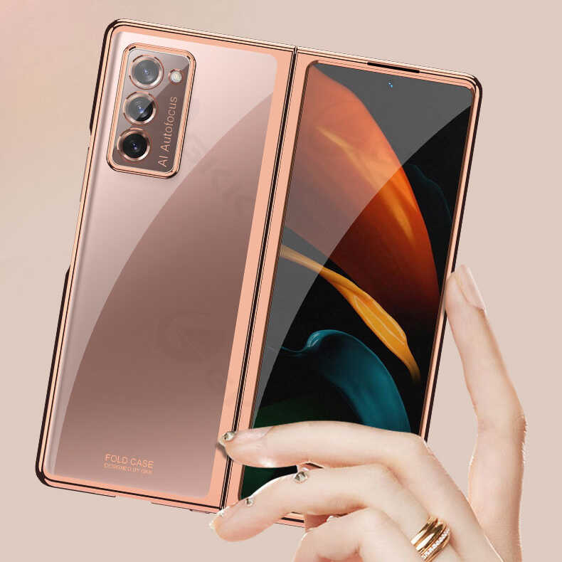 Samsung Galaxy Z Fold 2 Uyumlu Kılıf Zore Kıpta Kapak - 6