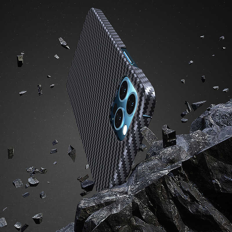 Apple iPhone 12 Uyumlu Kılıf Benks MFİ Magsafe Magnetic Aramid Kapak - 7