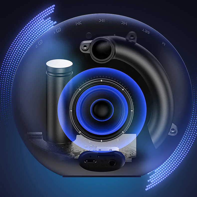 Soaiy E19 Bluetooth Speaker Hoparlör - 7