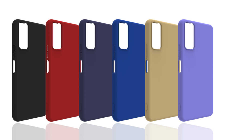 Vivo Y20S Uyumlu Kılıf Zore Biye Silikon - 1