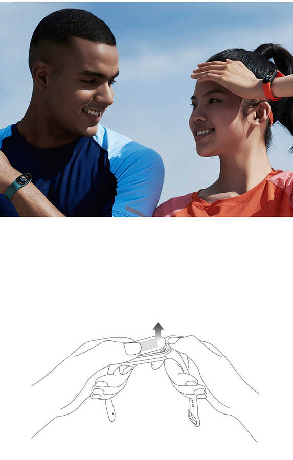 Xiaomi Mi Band 6 Uyumlu Zore Klasik Kordon - 3