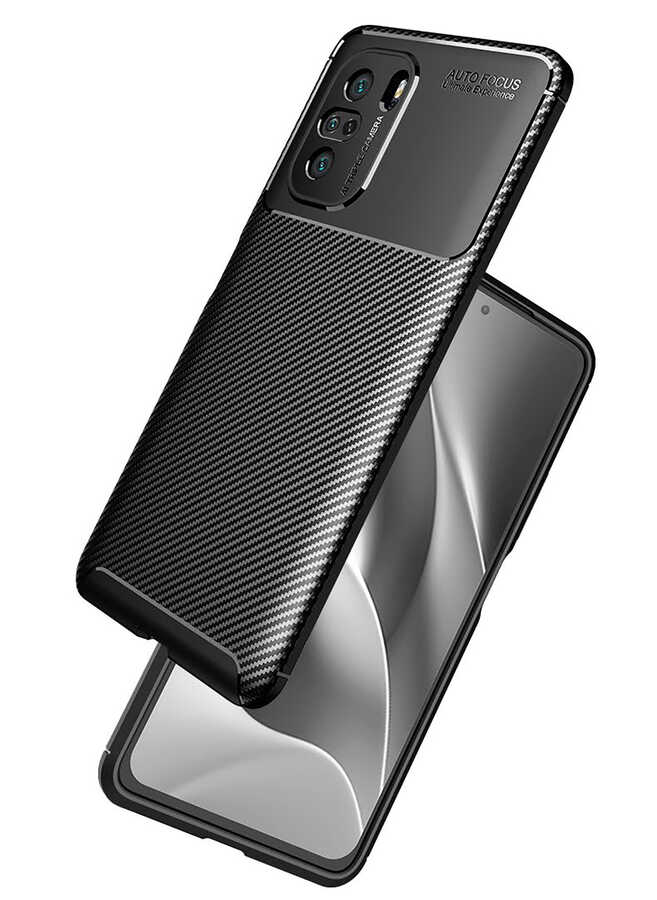 Xiaomi Poco F3 Uyumlu Kılıf Zore Negro Silikon Kapak - 1