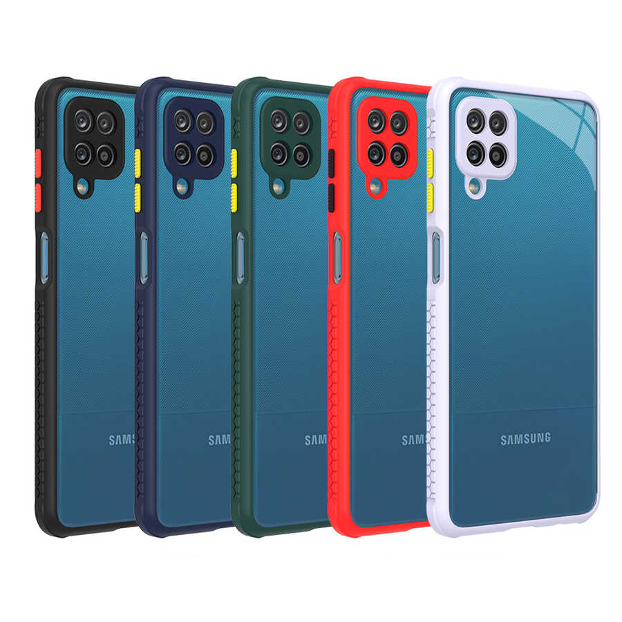 Samsung Galaxy A12 Uyumlu Kılıf ​​Zore Kaff Kapak - 1