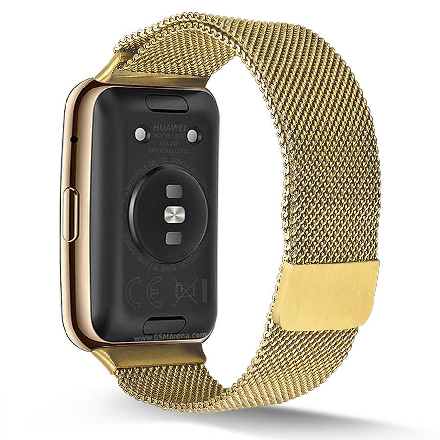 Huawei Watch Fit Uyumlu KRD-01 Metal Kordon - 2