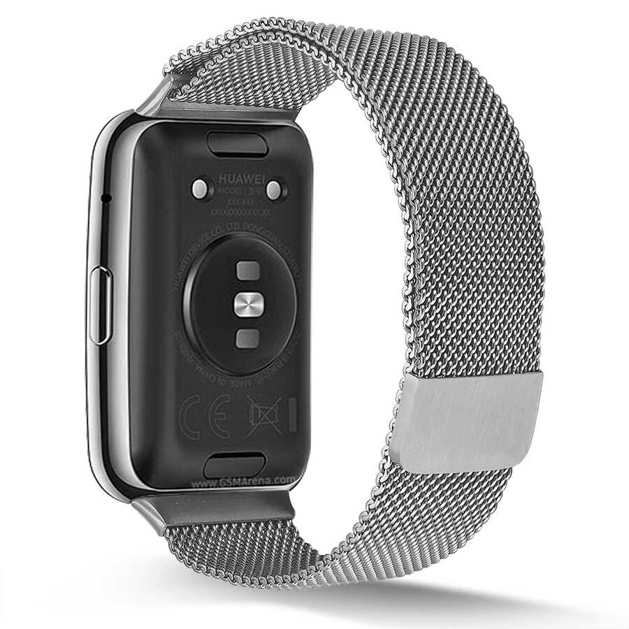 Huawei Watch Fit Uyumlu KRD-01 Metal Kordon - 9