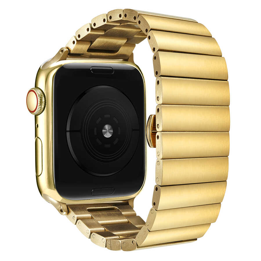 Apple Watch 44mm Uyumlu KRD-41 Metal Kordon - 2