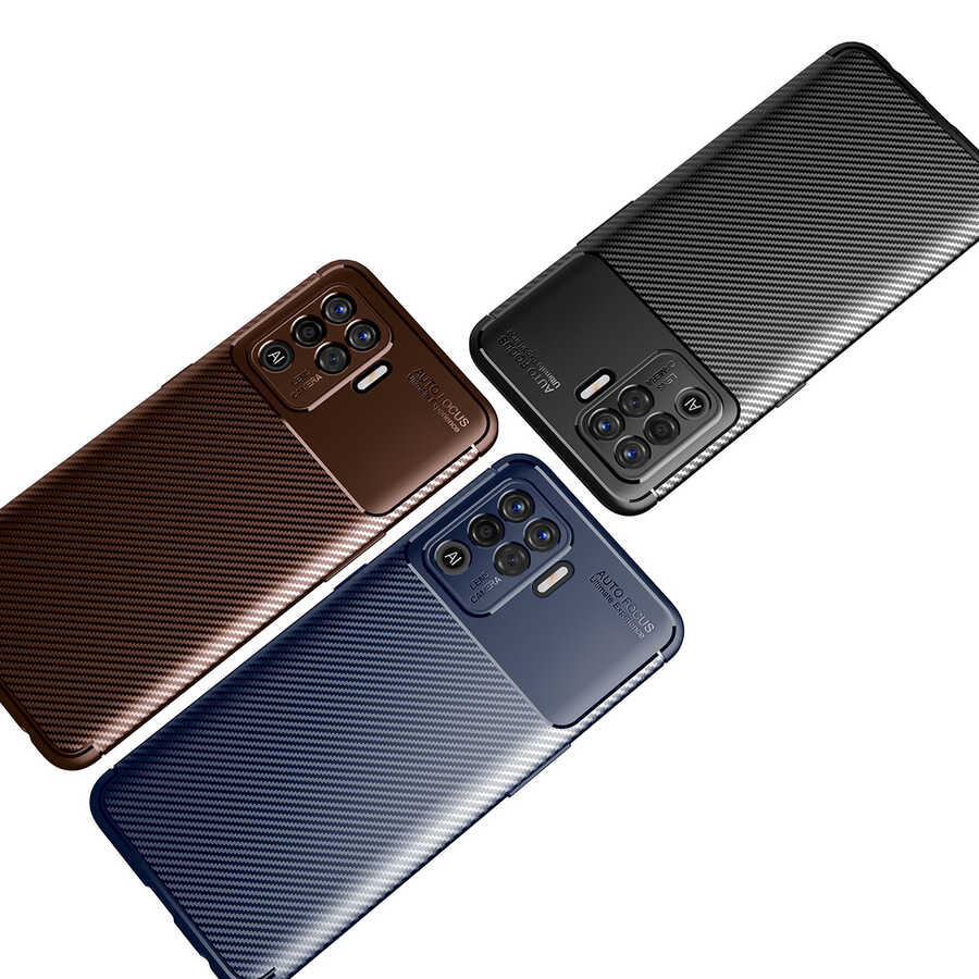 Oppo Reno 5 Lite Uyumlu Kılıf Zore Negro Silikon Kapak - 3