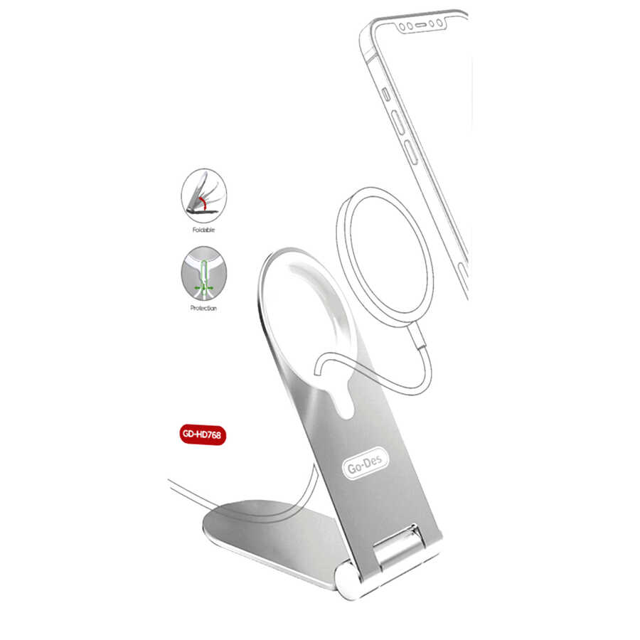 Go Des GD-HD768 Magsafe Şarj Standı - 1