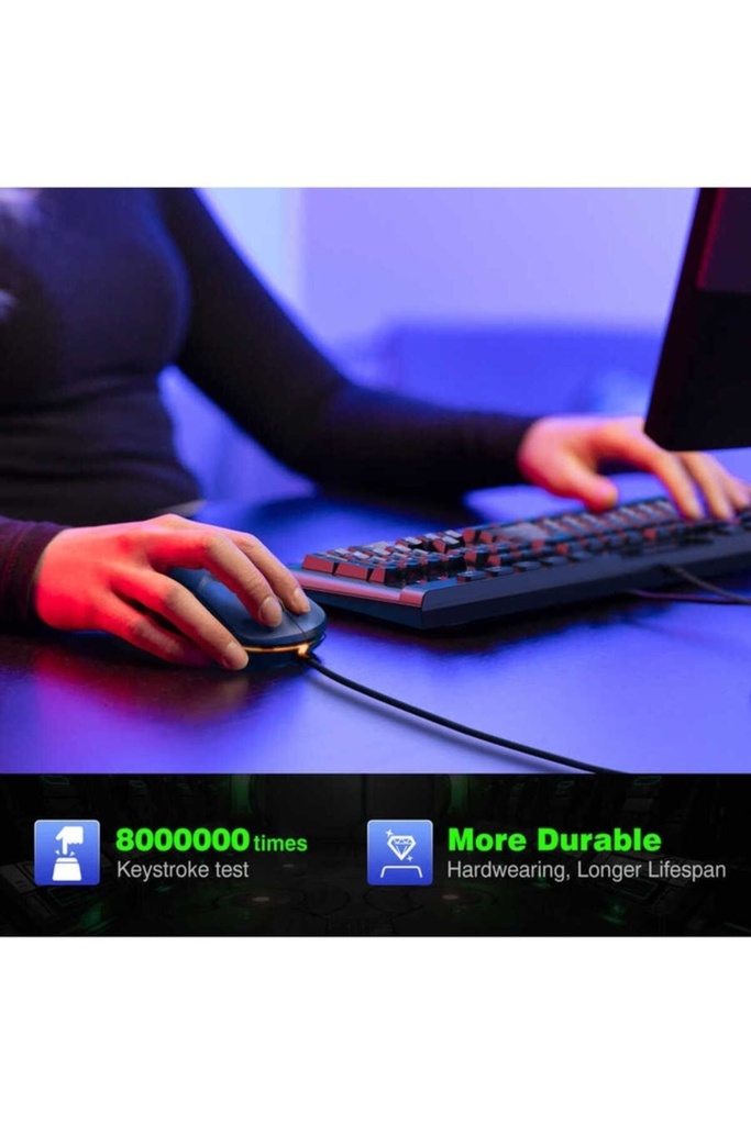 Zore Onikuma G21 RGB Oyuncu Klavye Mouse Seti