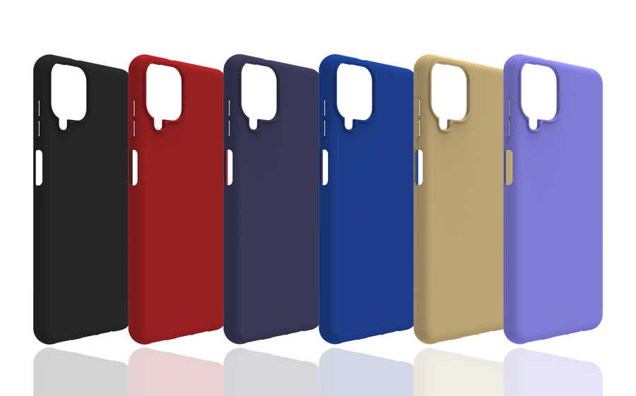 Samsung Galaxy M12 Uyumlu Kılıf Zore Biye Silikon - 1