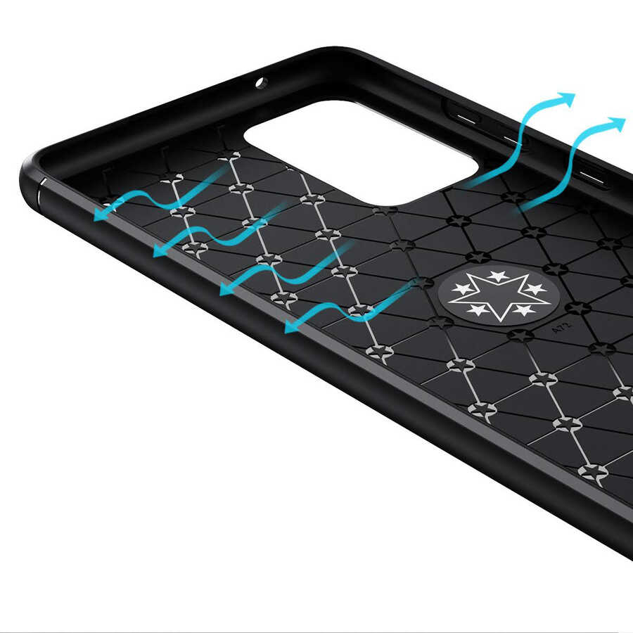 Samsung Galaxy A52 Uyumlu Kılıf Zore Ravel Silikon Kapak - 1