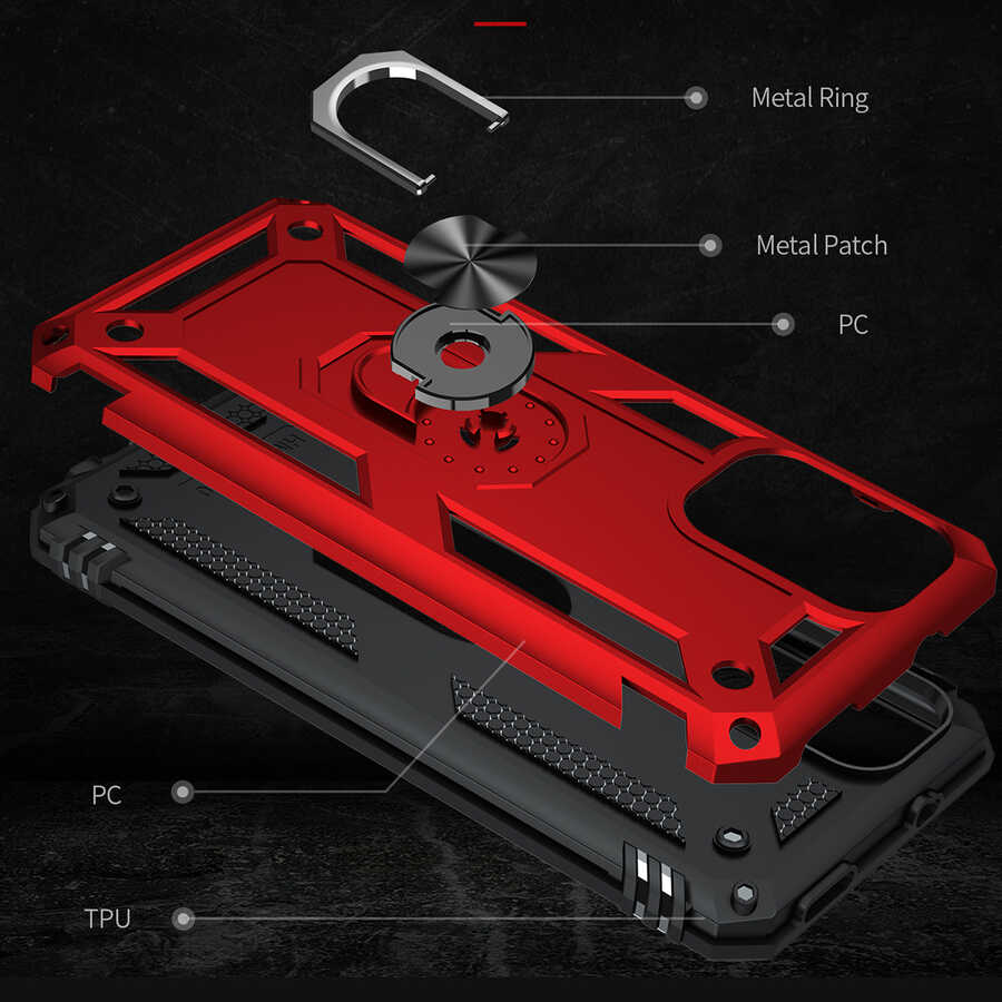 Xiaomi Redmi Note 10 5G Uyumlu Kılıf Zore Vega Kapak - 5