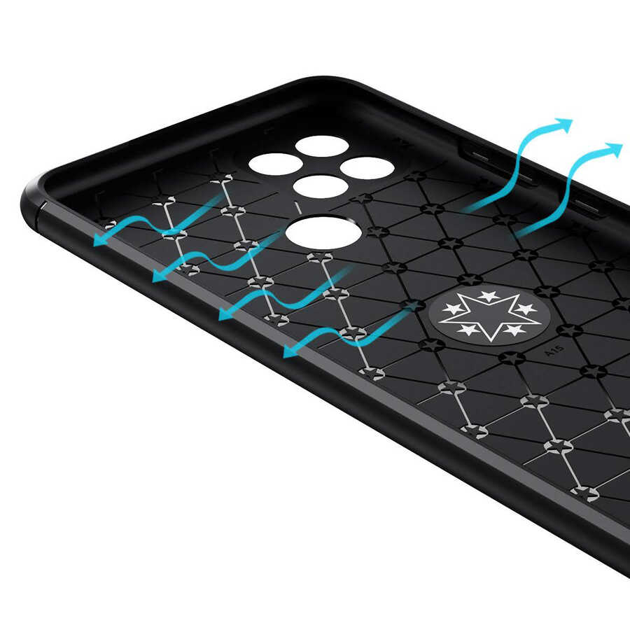 Oppo A15S Uyumlu Kılıf Zore Ravel Silikon Kapak - 5