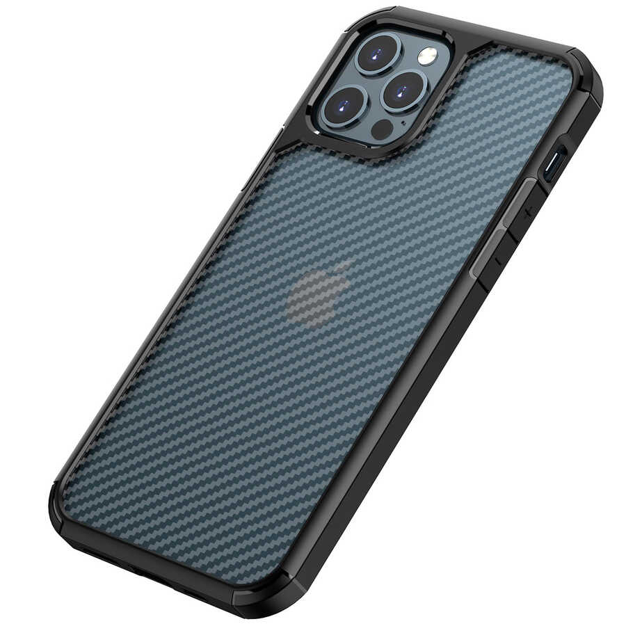 Apple iPhone 12 Pro Max Uyumlu Kılıf Zore İnoks Kapak - 3