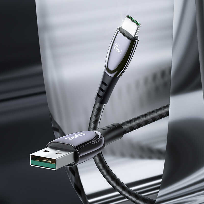 Benks D40 25W Type-C Usb Kablo 2M - 1