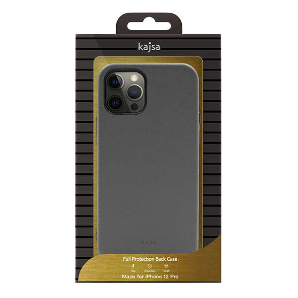 Apple iPhone 12 Uyumlu Kılıf ​Kajsa Litchi Kapak - 2