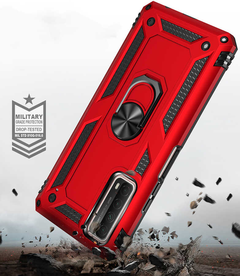 Huawei P Smart 2021 Uyumlu Kılıf Zore Vega Kapak - 5