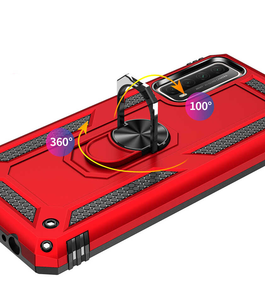 Huawei P Smart 2021 Uyumlu Kılıf Zore Vega Kapak - 6