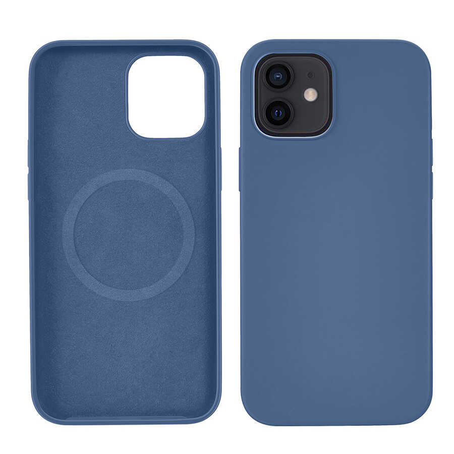 Apple iPhone 12 Mini Uyumlu Kılıf Zore Silksafe Wireless Kapak - 3