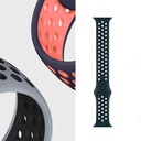 Apple Watch 44mm Uyumlu Wiwu Dual Color Sport Band Silikon Kordon - 3