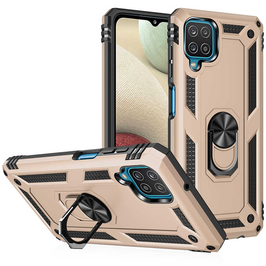 Samsung Galaxy A12 Uyumlu Kılıf Zore Vega Kapak - 1