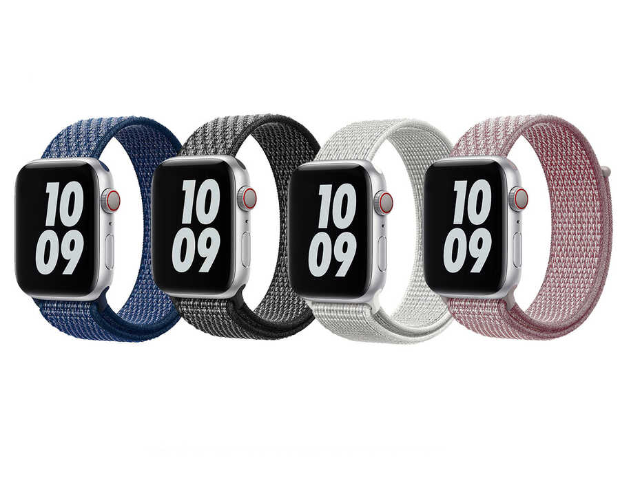 Apple Watch 42mm Uyumlu Wiwu Sport Loop Hasır Kordon - 3