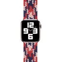 Apple Watch 38mm Uyumlu Wiwu Braided Solo Loop Contrast Color Small Kordon - 7