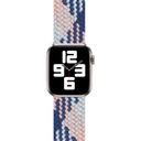 Apple Watch 38mm Uyumlu Wiwu Braided Solo Loop Contrast Color Medium Kordon - 11