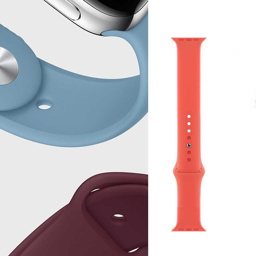 Apple Watch 44mm Uyumlu Wiwu Sport Band Silikon Kordon - 3