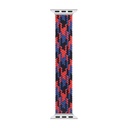 Apple Watch 42mm Uyumlu Wiwu Braided Solo Loop Contrast Color Large Kordon - 9