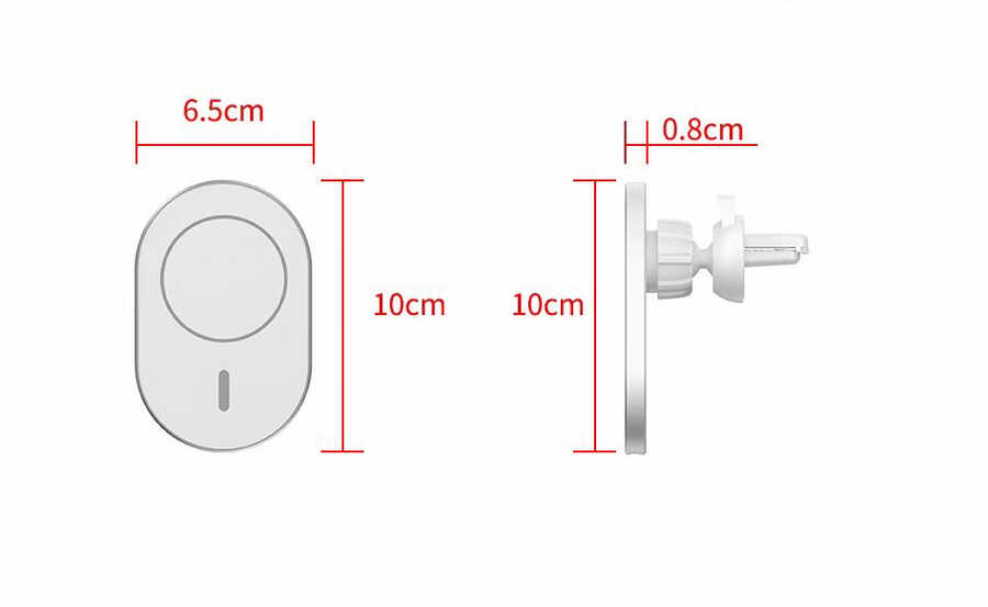Wiwu CH-306 Magnetic Wireless Charging Car Mount Araç Telefon Tutucu - 9