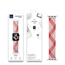 Apple Watch 44mm Uyumlu Wiwu Braided Solo Loop Contrast Color Small Kordon - 13