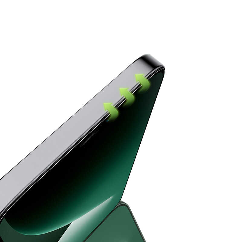 Apple iPhone 12 Uyumlu ​​​​Benks 0.3mm V Pro Dust Proof Green Light Ekran Koruyucu - 9
