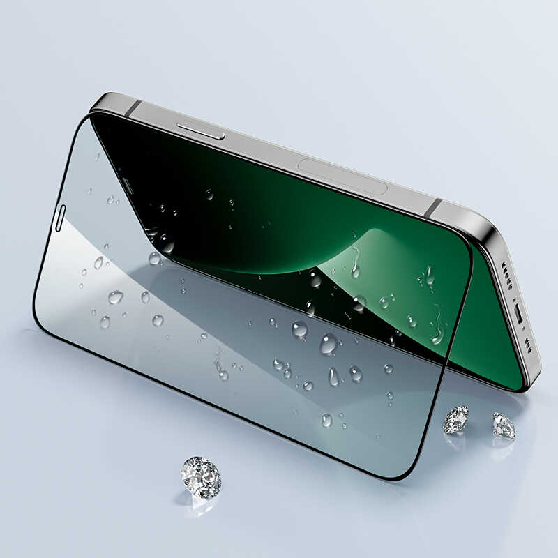 Apple iPhone 12 Pro Max Uyumlu ​​​​Benks 0.3mm V Pro Dust Proof Green Light Ekran Koruyucu - 7