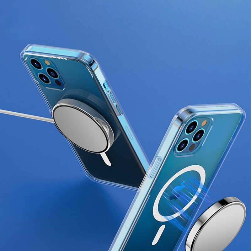 Apple iPhone 12 Pro Max Uyumlu Kılıf Wiwu Magnetic Crystal Kapak - 6