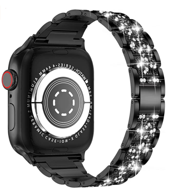 Apple Watch 42mm Uyumlu Wiwu Three Beads Set Auger Metal Kordon - 3