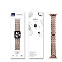 Apple Watch 42mm Uyumlu Wiwu Three Beads Set Auger Metal Kordon - 9