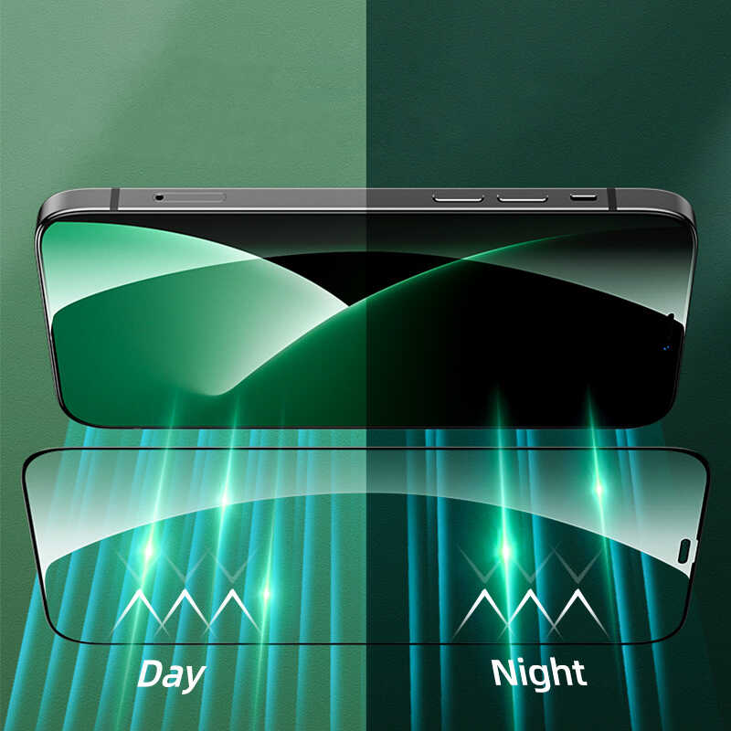 Apple iPhone 12 Pro Max Uyumlu ​​​​Benks 0.3mm V Pro Dust Proof Green Light Ekran Koruyucu - 4