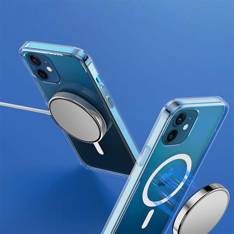 Apple iPhone 12 Mini Uyumlu Kılıf Wiwu Magnetic Crystal Kapak - 4