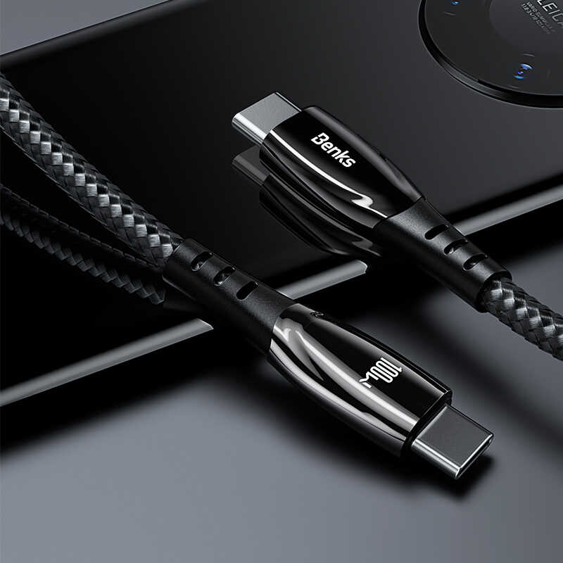 Benks D41 100W Type-C To Type-C Kablo 1.2M - 4