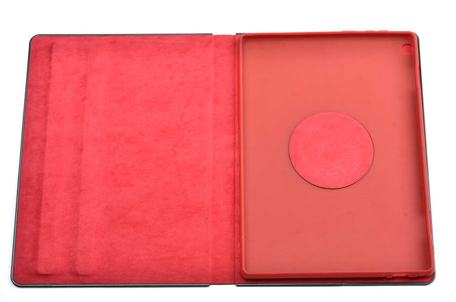 Lenovo M10 TB-X505F Uyumlu Zore Fest Dönebilen Standlı Kılıf - 3