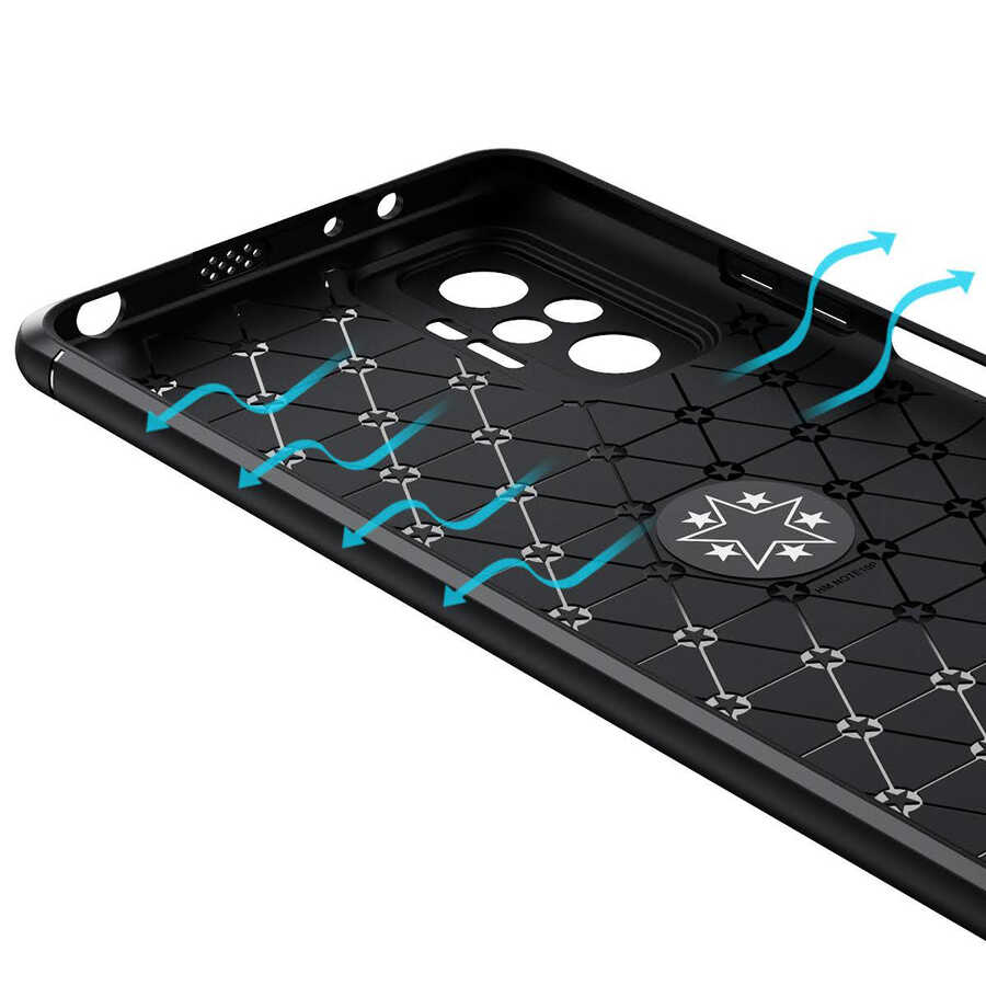 Xiaomi Redmi Note 10 Pro Uyumlu Kılıf Zore Ravel Silikon Kapak - 5