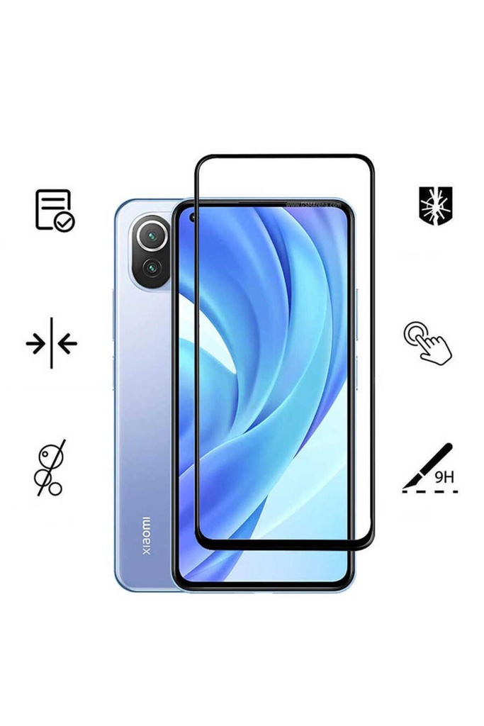 Xiaomi Mi 11 Lite Uyumlu Zore Kenarları Kırılmaya Dayanıklı Cam Ekran Koruyucu