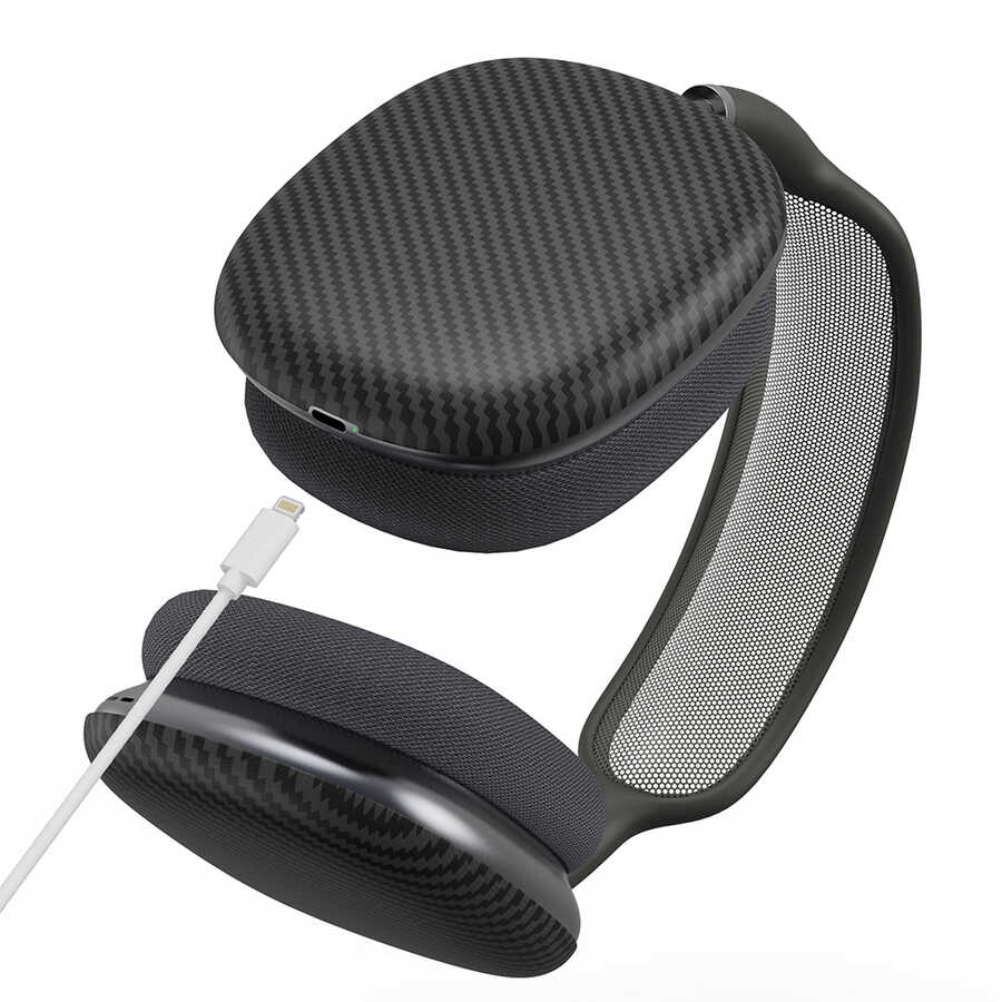 Apple Airpods Max Uyumlu Wiwu Armor Kevlar Koruyucu Kılıf - 4