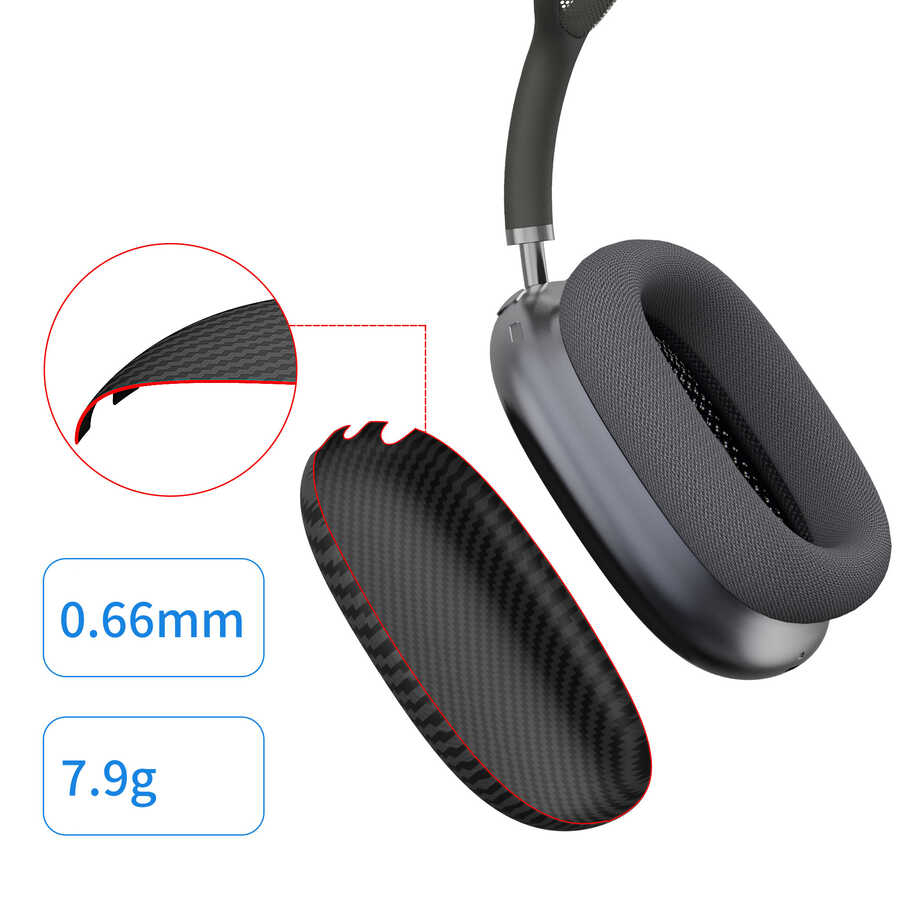 Apple Airpods Max Uyumlu Wiwu Armor Kevlar Koruyucu Kılıf - 7