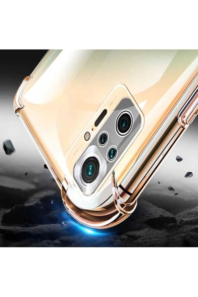 Xiaomi Redmi Note 10 Pro Uyumlu Kılıf Zore Kamera Korumalı Nitro Anti Shock Silikon