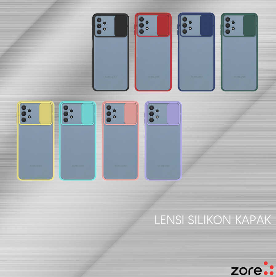 Samsung Galaxy A32 4G Uyumlu Kılıf Zore Lensi Kapak - 1