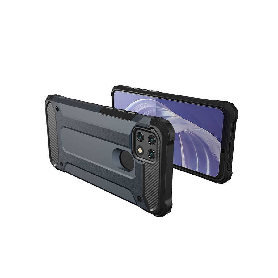 Oppo A15S Uyumlu Kılıf Zore Crash Silikon Kapak - 6