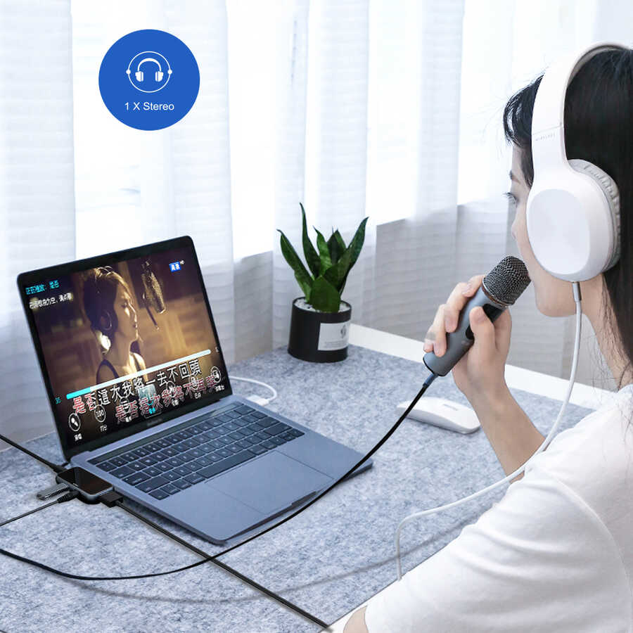 Wiwu Alpha T5 Pro 4 in 1 Type-C Hub - 5